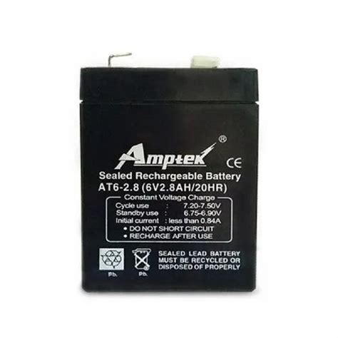 V At Amptek Sealed Rechargeable Battery At In New Delhi