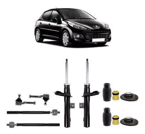 2 Amortecedor Kit Diant Axial Term Hidr Peugeot 207 11 12