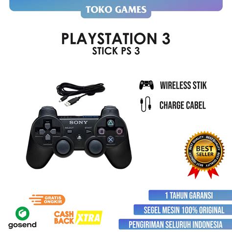 Jual TOKO GAMES STICK WIRELESS PLAYSTATION 3 PS3 ORIGINAL MESIN 100