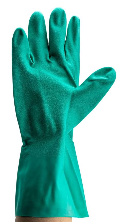 Ansell Guantes De Trabajo De Nitrilo Verde Ansell Serie Sol