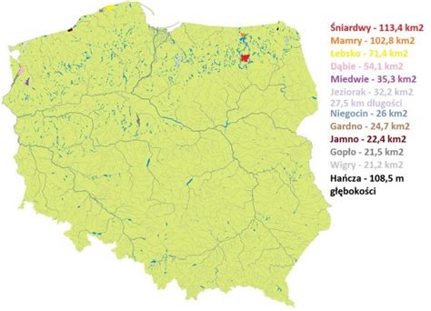 Jeziora W Polsce Geografia Pl