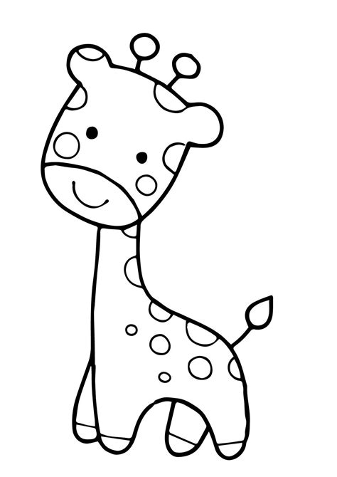 Giraffe Drawing For Kids at PaintingValley.com | Explore collection of Giraffe Drawing For Kids