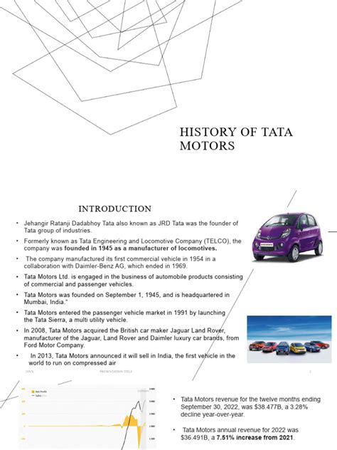 History of Tata Motors | PDF