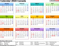 Calendar 2024 Calendar Printable Canada Ontario Kimmi Aloysia