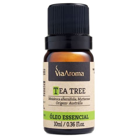 OLEO ESSENCIAL TEA TREE MELALEUCA 10ml Via Aroma Shop Nenem