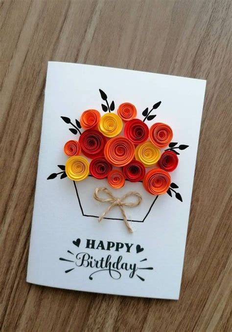 Birthday Cards Happy Birthday Cards Gift Cards Quilling Etsy Uk