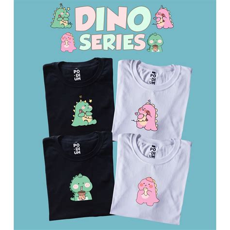 Jual KAOS DINO SERIES KAOS DINO COUPLE KAOS COUPLE DINO CUTE