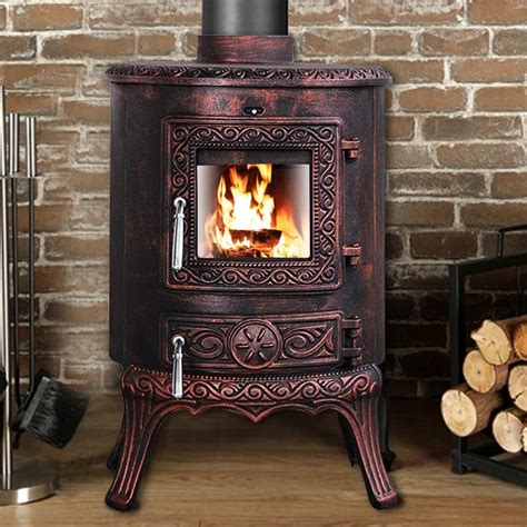 NRG 5KW Wood Burning Stove Defra Approved Eco Design Stoves Cast Iron