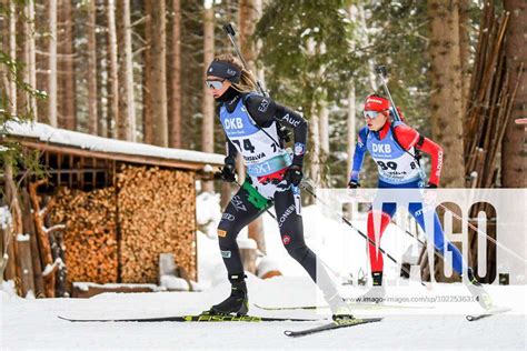 BIATHLON AUCHENTALLER Hannah ITA In Front Of REMENOVA Zuzana SVK At The