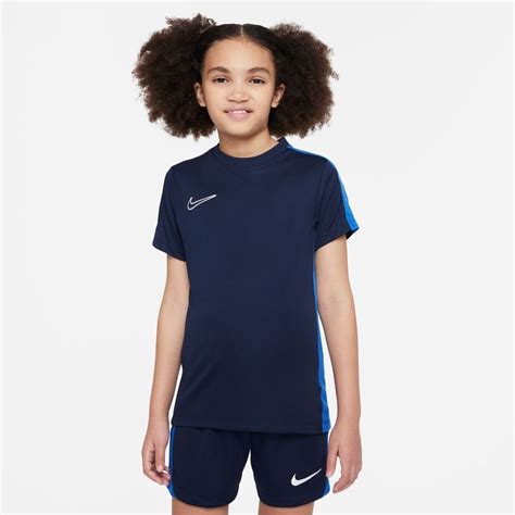 Nike Trenings T Skjorte Dri Fit Academy Navy Bl Hvit Barn