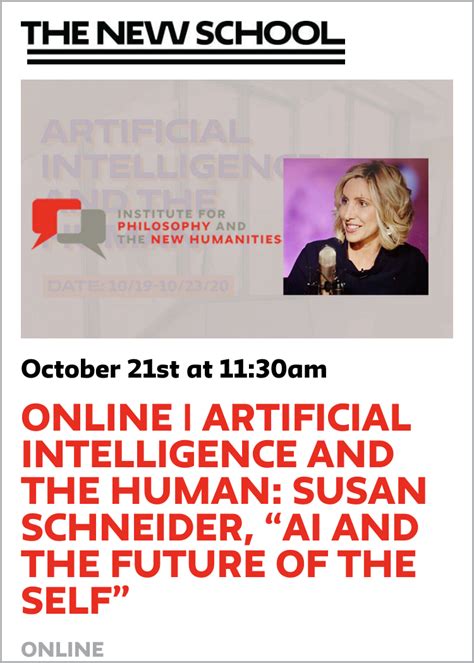 Online Artificial Intelligence And The Human Susan Schneider Ai