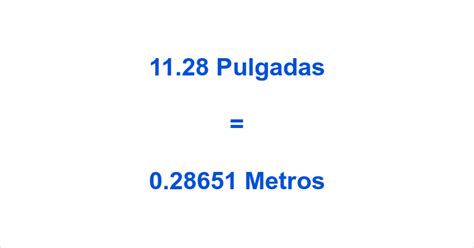 1128 Pulgadas A Metros ¿cuántos M Hay En 1128 In