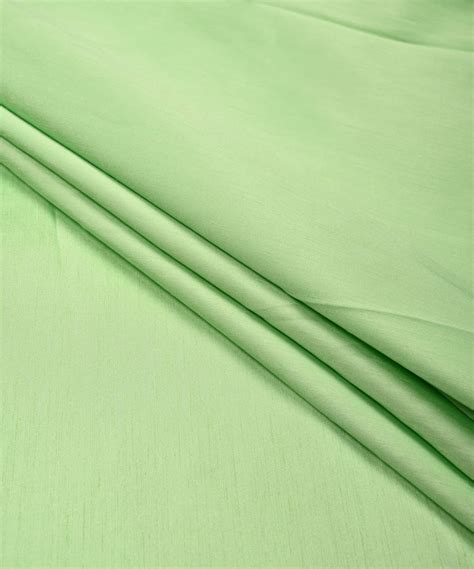 Buy Pista Green Plain Satin Slub Fabric Online At Wholesale Prices Fabric Depot