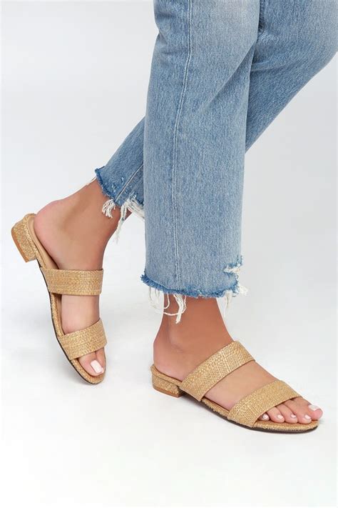 Cute Woven Sandals Natural Sandals Slide Sandals Lulus