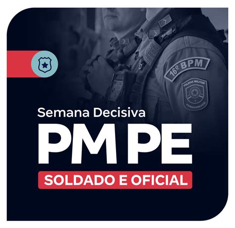 Concurso Pm Pe Soldado E Oficial