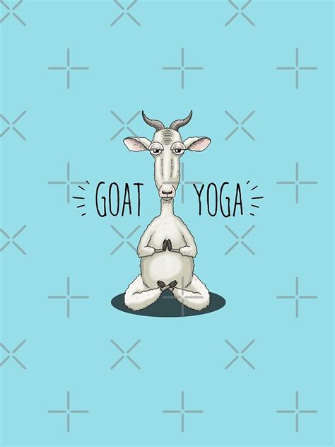 GOAT YOGA Meditating Goat A Line Dress By Jitterfly Redbubble