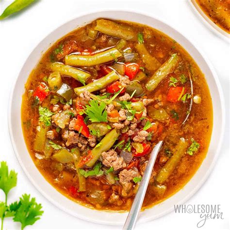 Easy Hamburger Soup Recipe Healthy Story Telling Co