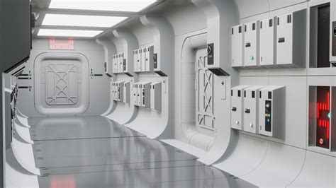 ChuckCG - Sci-fi corridor Tantive IV interior PBR