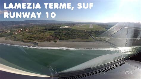 Lamezia Terme Airport Italy Suf Visual Approach Landing Rwy