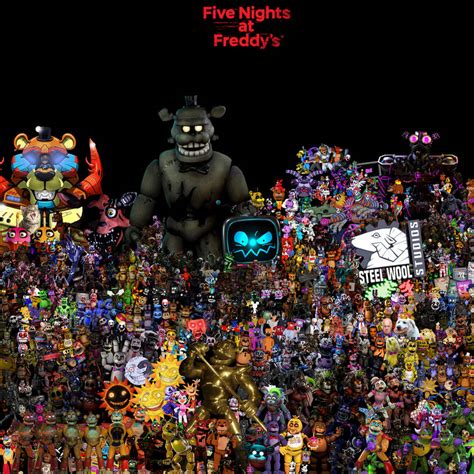 The Ultimate Fnaf Collage Part 2 By Glitchinkender On Deviantart