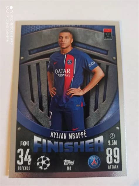 Topps Match Attax Kylian Mbappe Finisher Paris Sg Champions