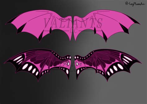 Purple Bat Wings Clip Art