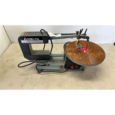 Delta 2 Speed 16 Scroll Saw Working Big Valley Auction