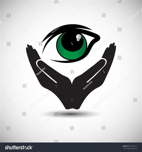 Simple Pledge Donate Eyes After Death Stock Vector (Royalty Free