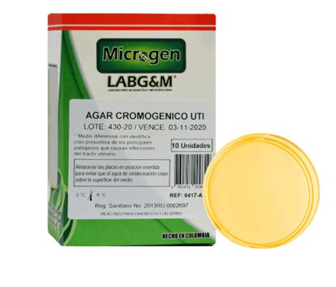 Agar Cromog Nico Uti Microgen Ltda