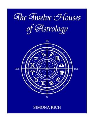 The Twelve Houses Of Astrology PDF