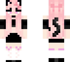 pink cat girl | Minecraft Skin