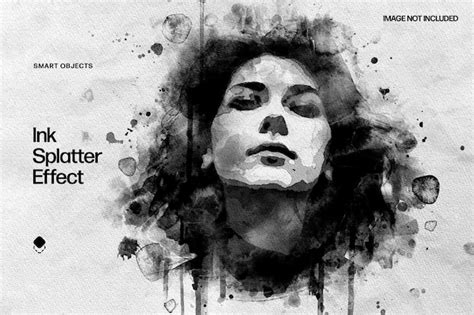 Premium PSD Ink Splatter Photo Effect