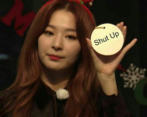 Seulrene Says Red Velvet Velvet Red Velvet Seulgi