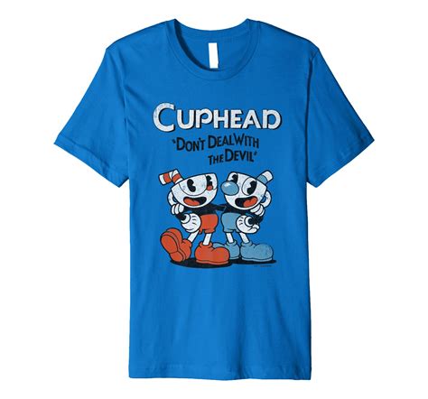 Cuphead And Mugman Dont Deal With The Devil Premium T Shirt 4lvs 4loveshirt