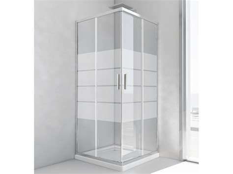 Box Doccia Angolare Nice 80x80 H195 Est 7779 Porte Scorrevoli