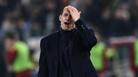 Juventus Allegri Abbiamo Fatto 50 Punti Dobbiamo Restare Sereni E