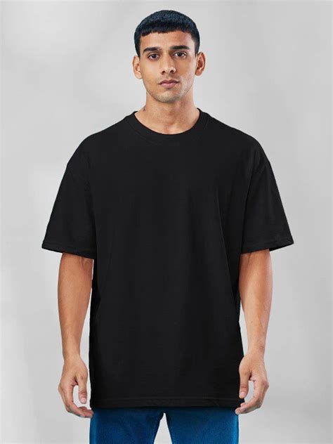 Shirts T Shirts Plain Men Oversized Tshirts Round Neck At Rs 250 In