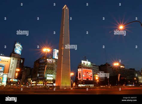 De Julio La Avenida M S Ancha Del Mundo Buenos Aires Argentina