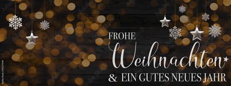 Frohe Weihnachten Gutes Neues Jahr Ornamente Hintergrund Banner