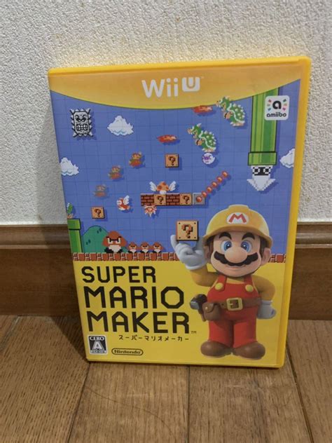 【目立った傷や汚れなし】スーパーマリオメーカー Wiiu ソフト Super Mario Maker 中古の落札情報詳細 ヤフオク落札価格