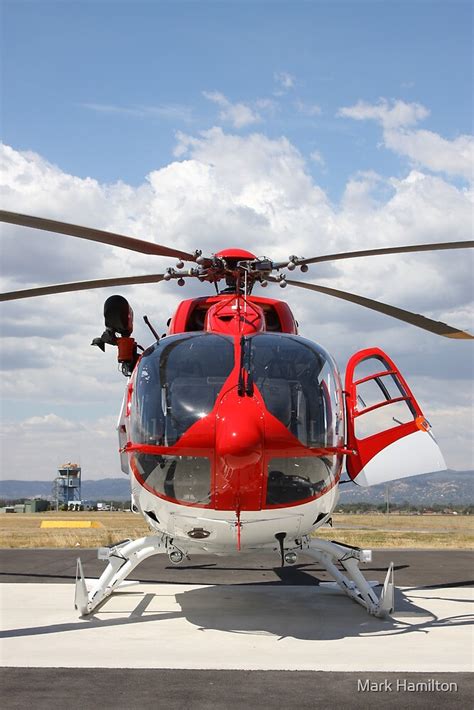 "Helicopter Eurocopter EC145 #4" by Mark Hamilton | Redbubble