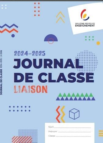 Journal De Classe Wallonie Bruxelles Enseignement Liaison