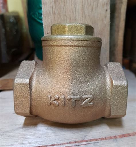 Jual Swing Check Valve Inch Kitz Class W O G Brass Di Lapak