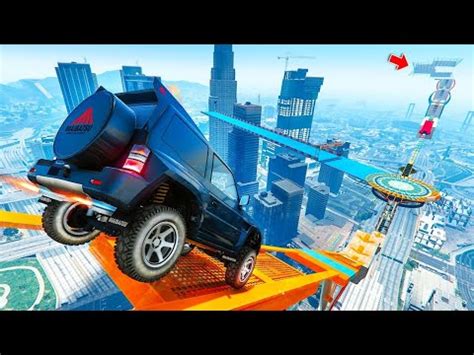 Gta Extreme Car Jumping Madness Insane Stunt Jumps Across Los Santos