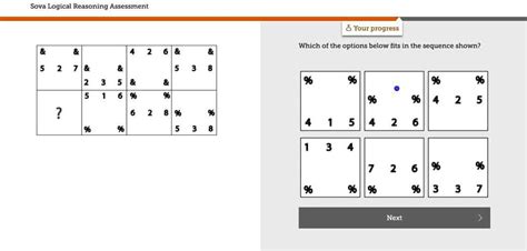 Solved Sova Logical Reasoning Assessment Your Progress Which Of The