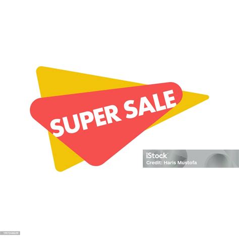 Banner Sale Graphic Design Template Vector Isolated Stock Illustration ...