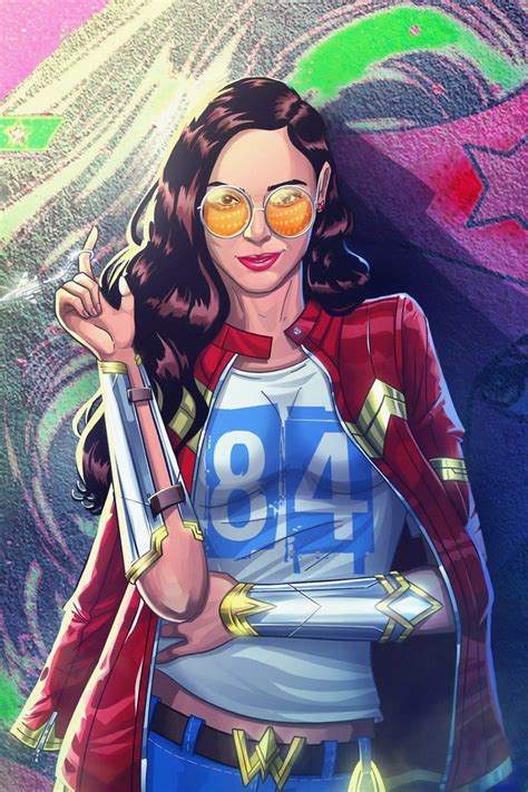 640x960 Wonder Woman 1984 Modern Art Iphone 4 Iphone 4s Hd 4k