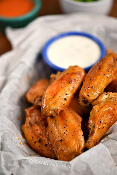 Baked Buffalo Chicken Wings Food Recipes