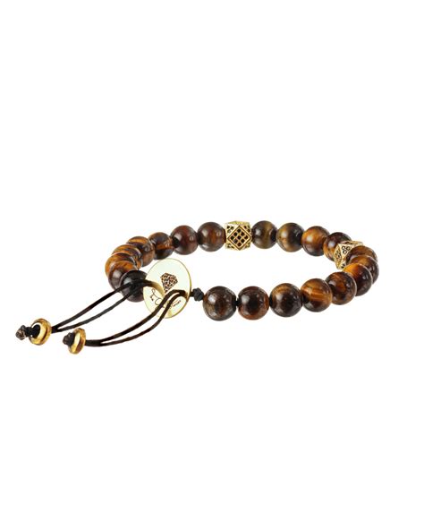 Dazzling Tiger Eye Mens Bracelet The Gem Stories Jewelry