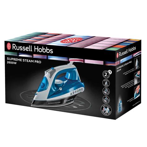 Plancha De Vapor Russell Hobbs Supreme Steam Pro Con Suela De Cer Mica